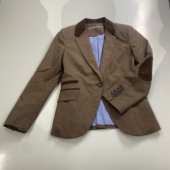 Zara Jackets & Coats Zara Brown Blazer P2522 Poshmark